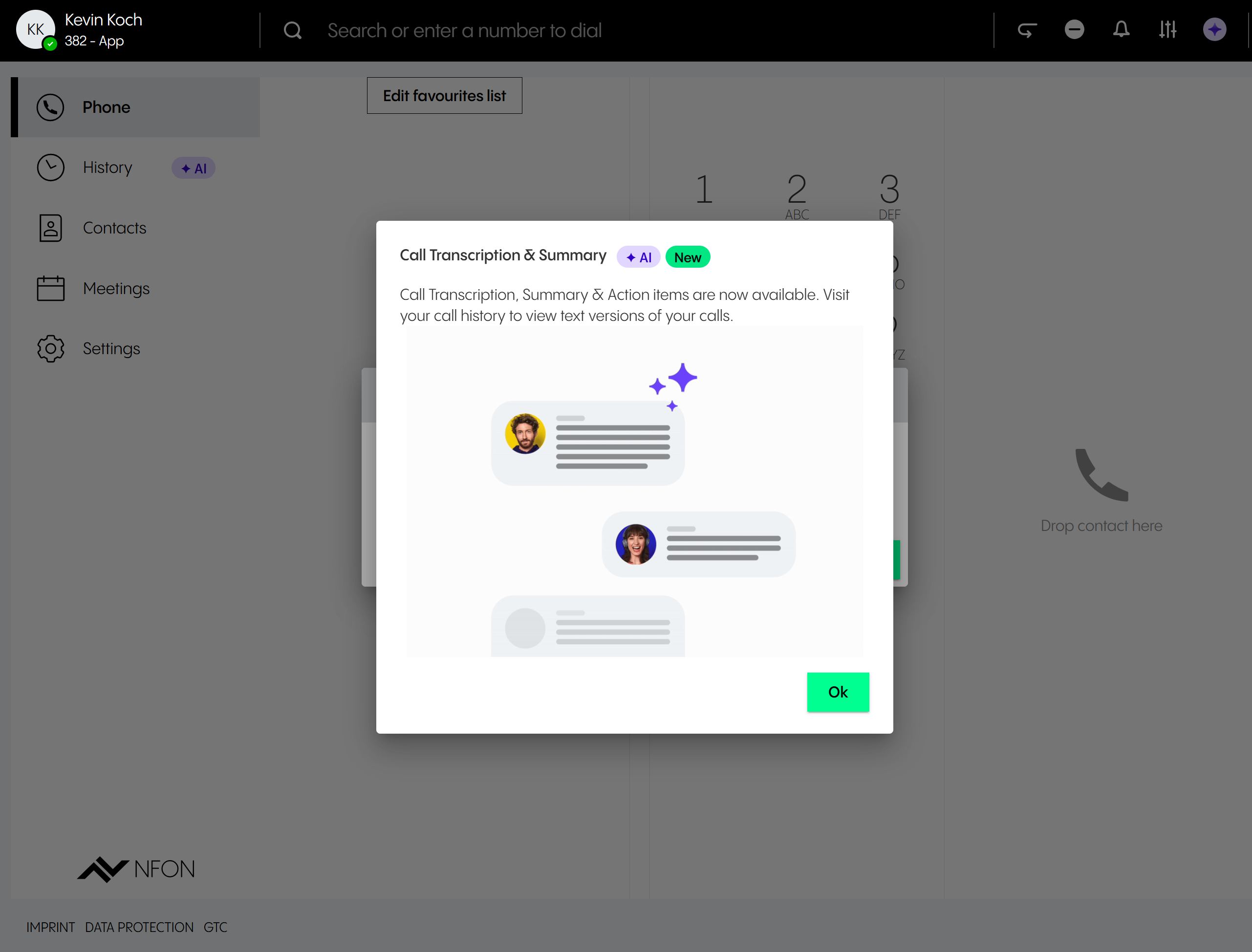 cloudya_web_app_call_transcription_summarisation_action_items_notification.png