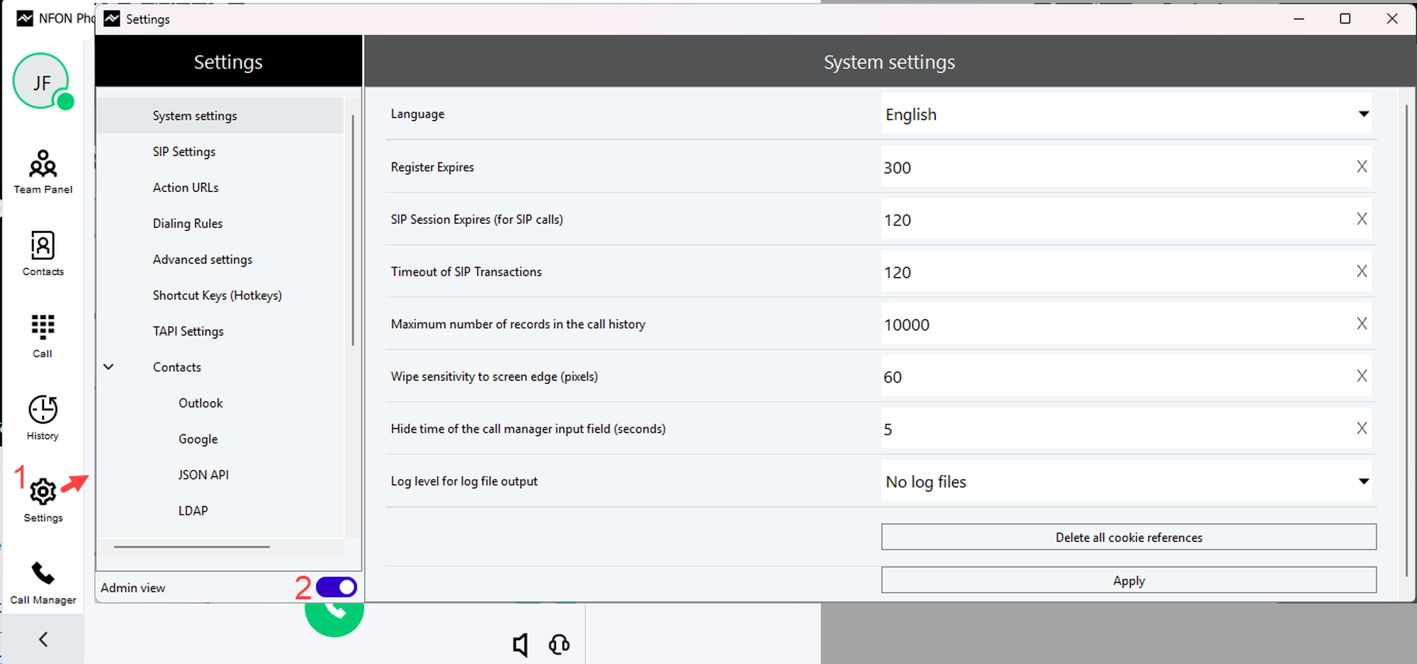 softphone_pro_settings_overview_01.png